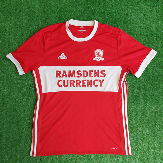 Middlesbrough 2017/18 Home Shirt (Very Good) - Size L