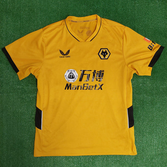 Wolverhampton Wanderers 2021/22 Home Shirt (Very Good) - Size XL
