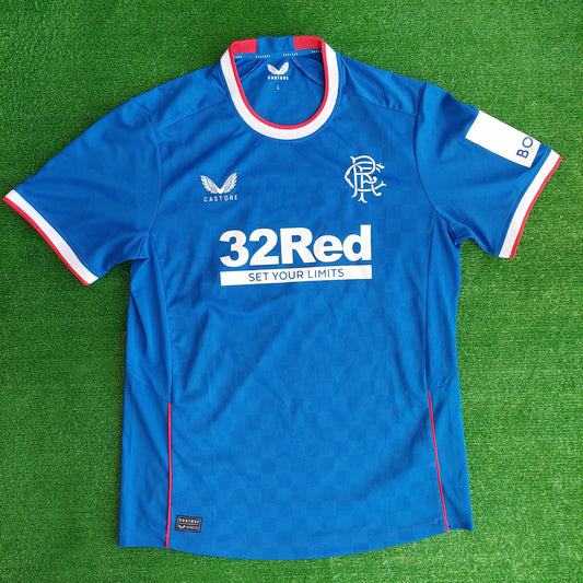 Rangers F.C. 2022/23 Home Shirt (Excellent) - Size L