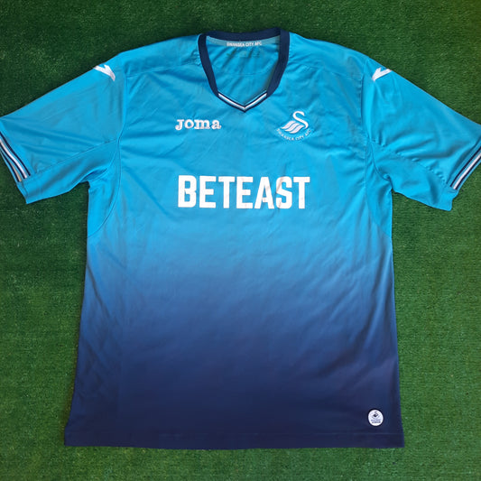 Swansea City 2016/17 Away Shirt (Excellent) - Size XXL