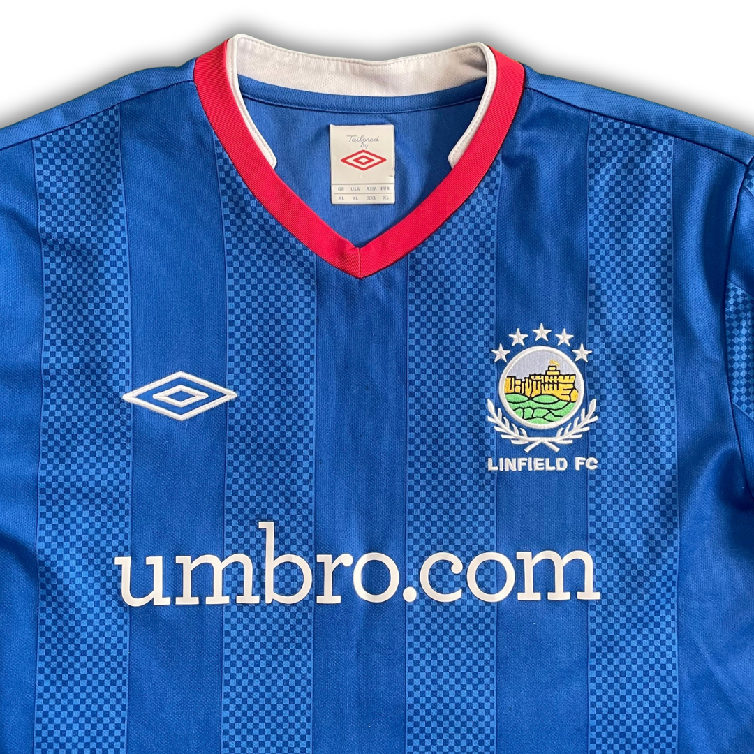 Linfield FC 2012/13 Home Shirt (Very Good) - Size XL