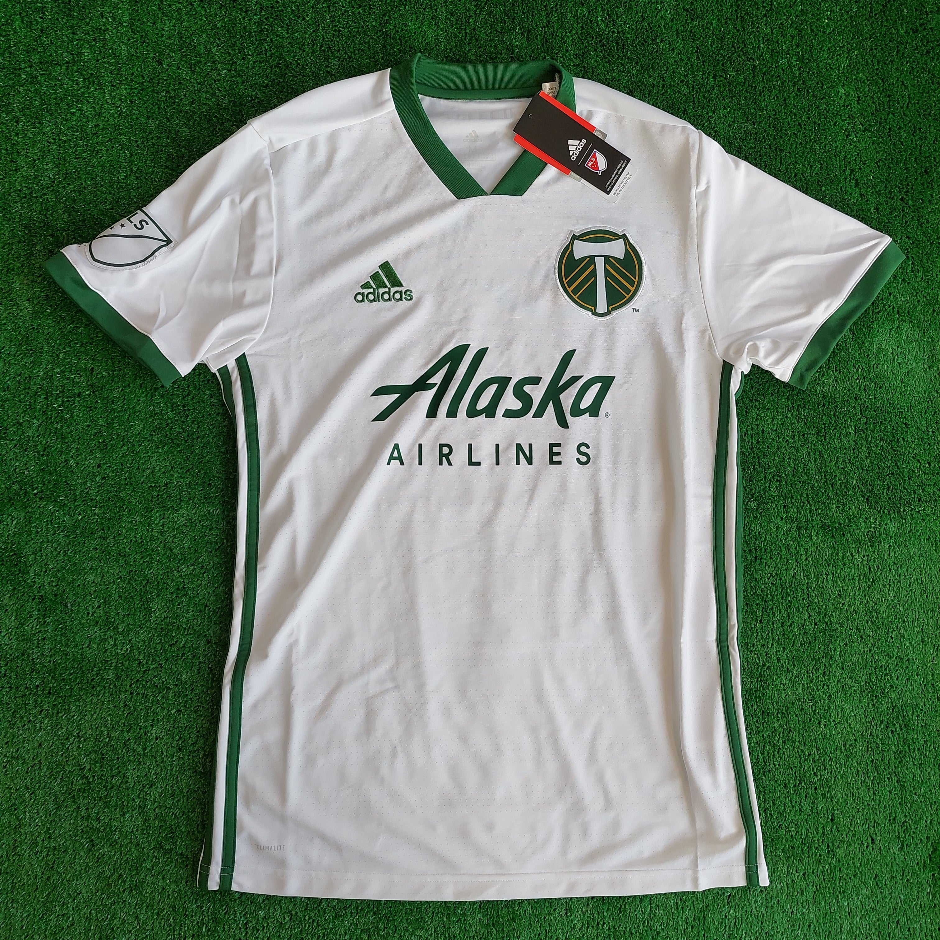 Portland Timbers Away football shirt 2020 - 2022. Sponsored by