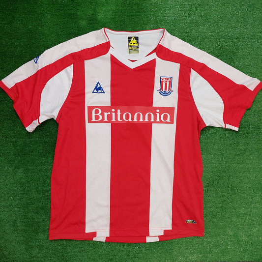Stoke City 2008/09 Home Shirt (Very Good) - Size L
