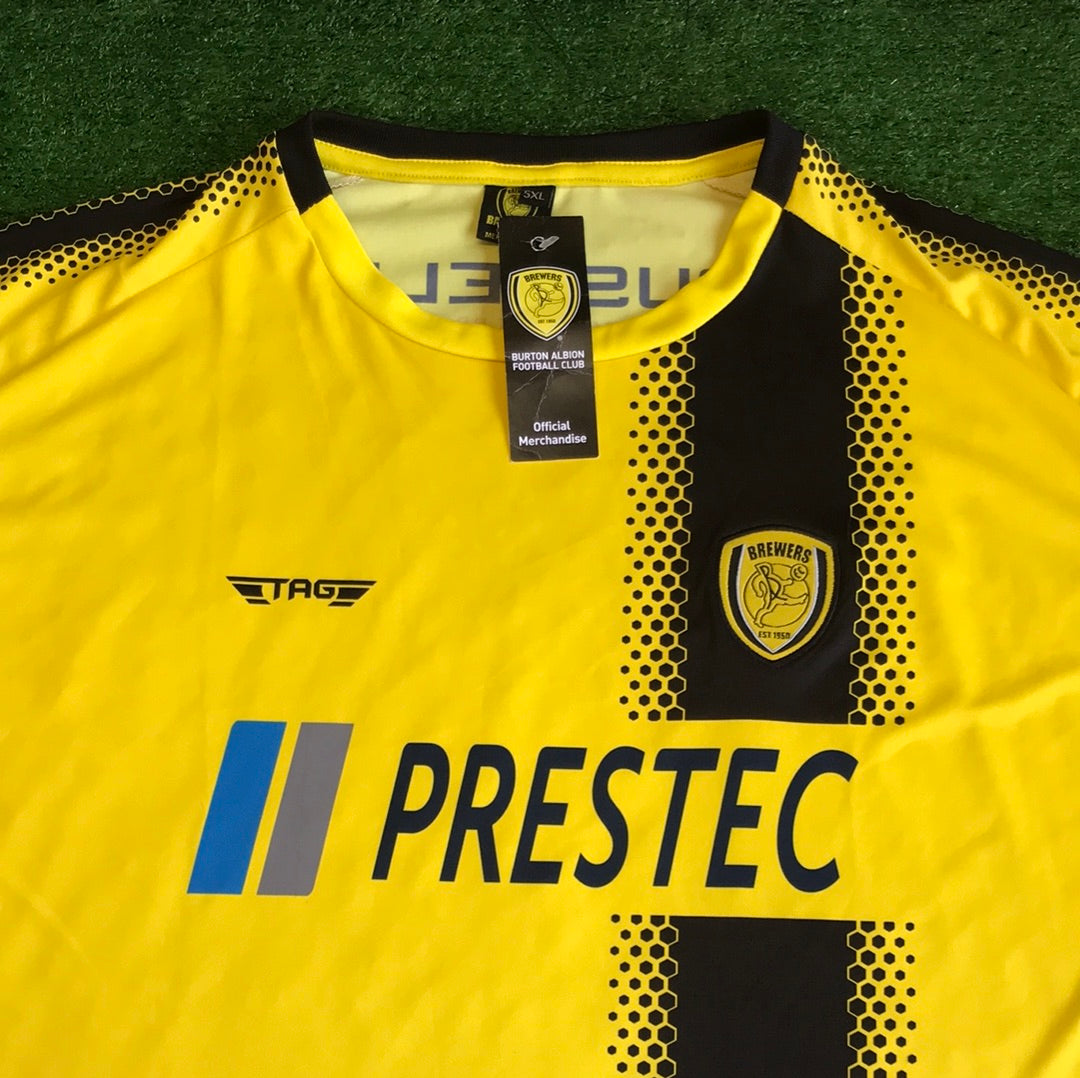 Burton Albion 2021/22 Home Shirt (BNWT) - Size 5XL