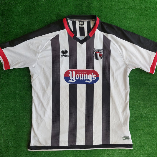 Grimsby Town 2017/18 Home Shirt (Excellent) - Size 3XL