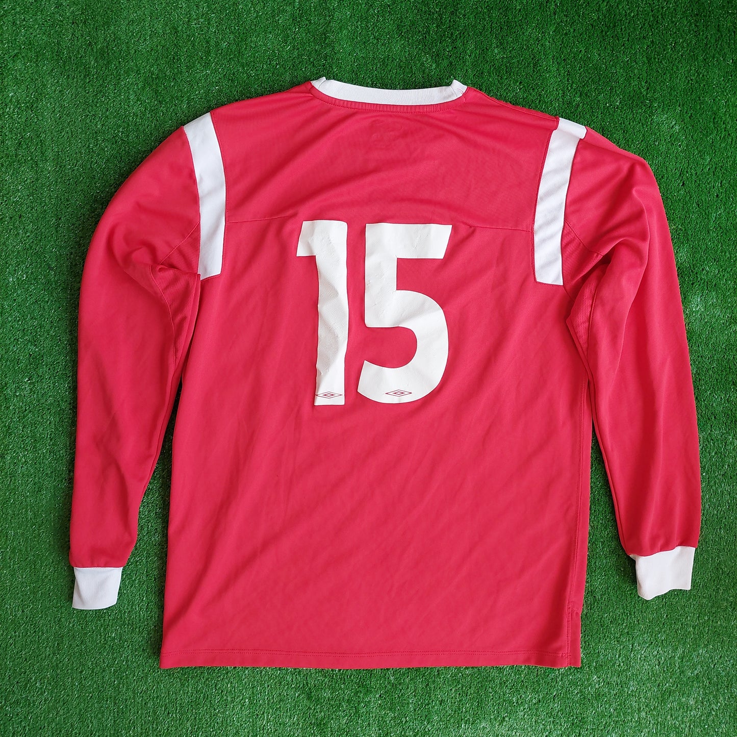 St Patrick's Athletic FC *MATCHWORN* #15 Home Shirt (Very Good) - Size L