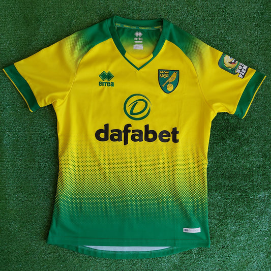 Norwich City 2019/20 Home Shirt (Very Good) - Size S