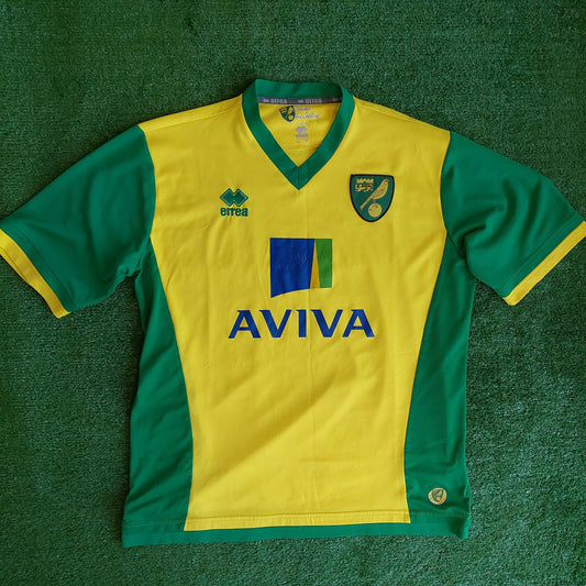 Norwich City 2013/14 Home Shirt (Very Good) - Size XL