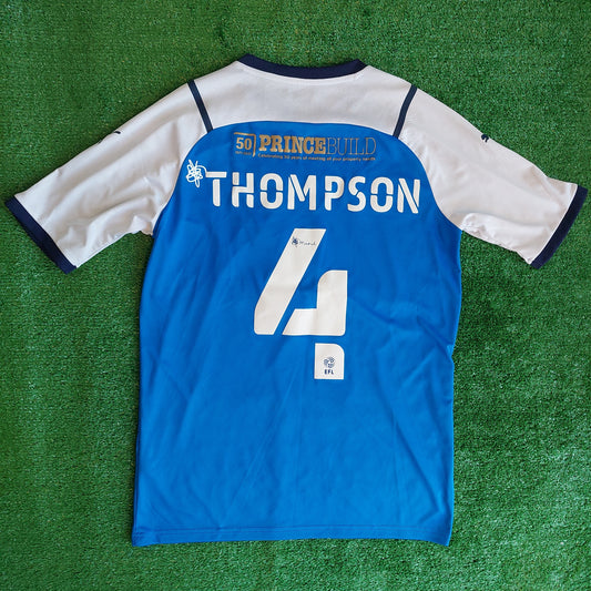 Peterborough United Thompson #4 2021/22 Home Shirt (Excellent) - Size M