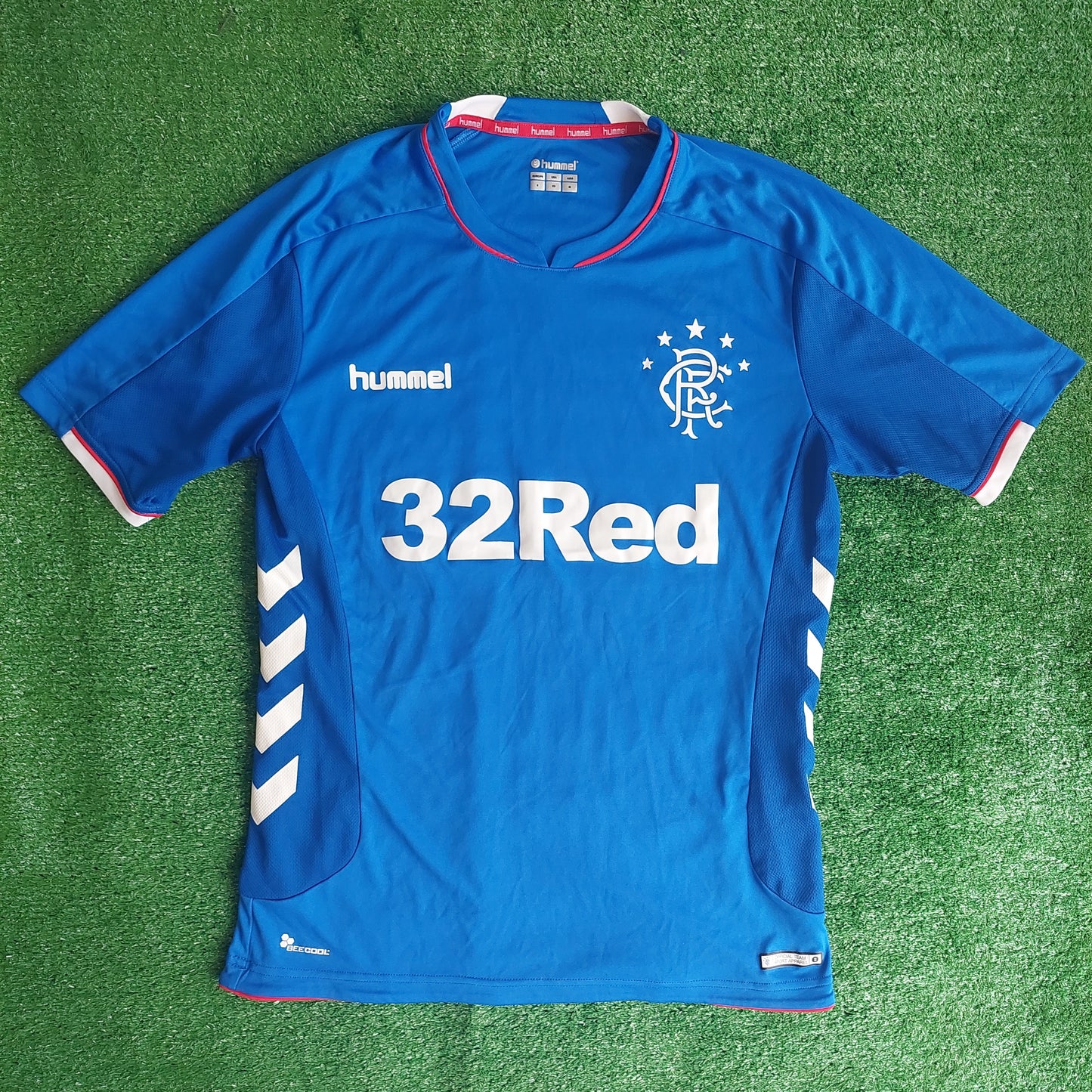 Rangers F.C. 2018/19 Home Shirt (Excellent) - Size S