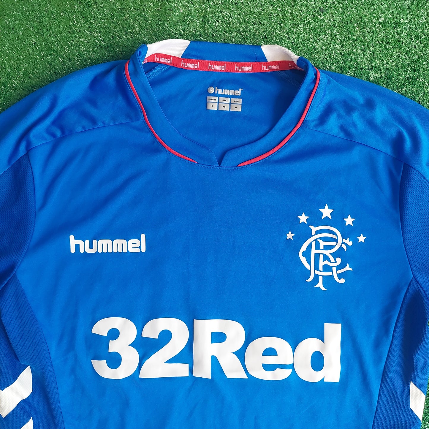 Rangers F.C. 2018/19 Home Shirt (Excellent) - Size S