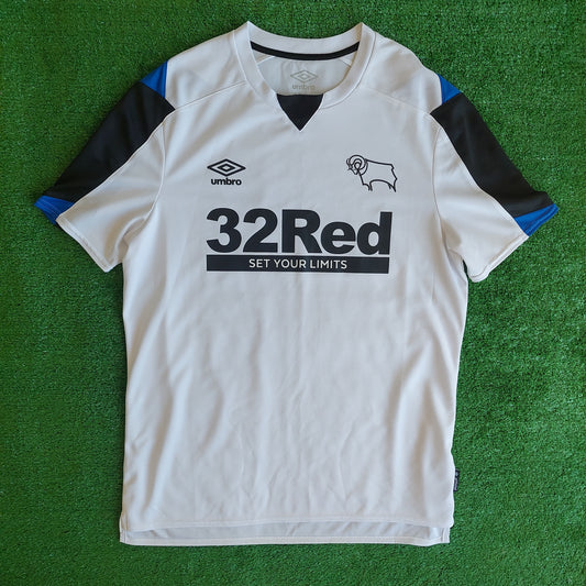 Derby County 2021/22 Home Shirt (Excellent) - Size L