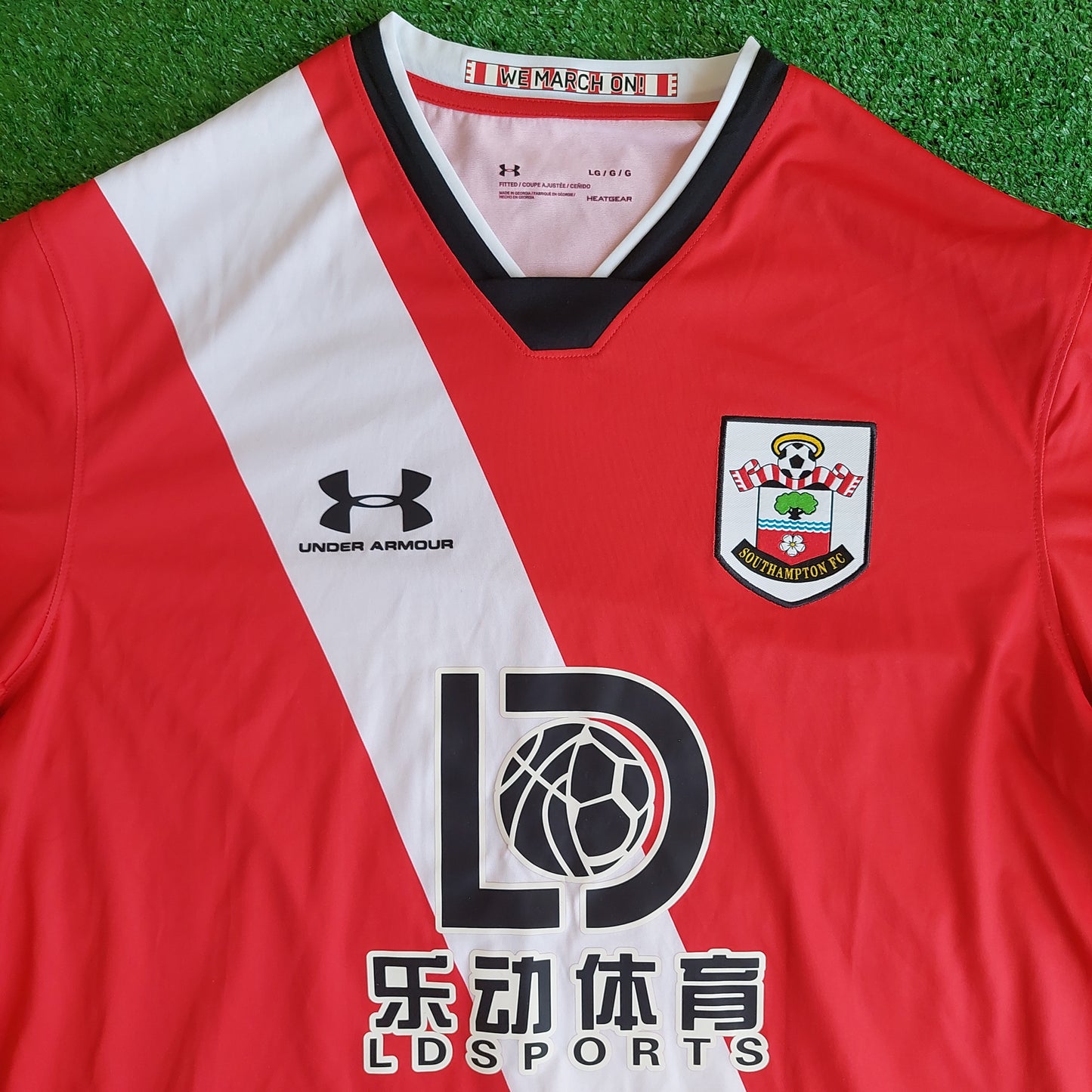 Southampton FC 2020/21 Home Shirt (Excellent) - Size L