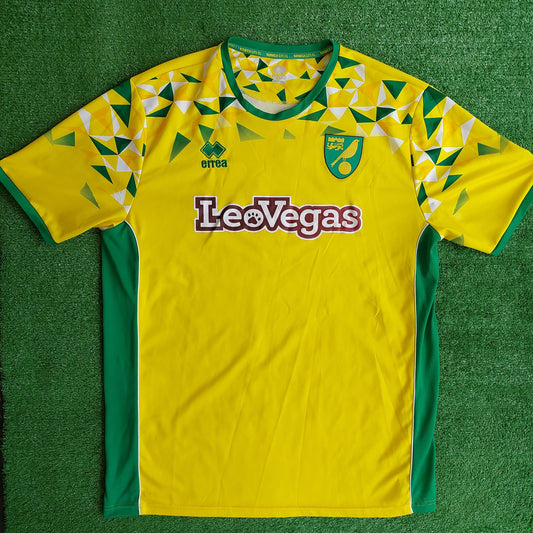 Norwich City 2018/19 Home Shirt (Excellent) - Size 4XL
