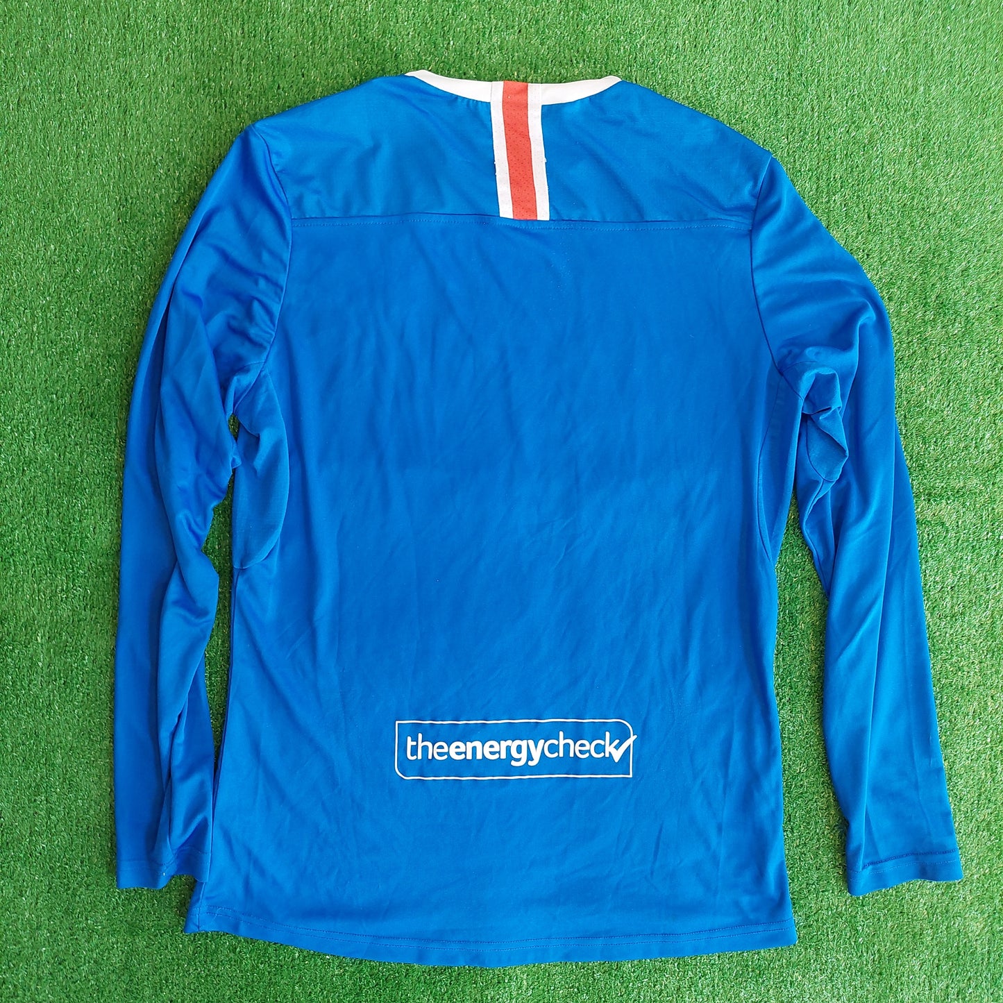 Rangers F.C. 2020/21 L/S Home Shirt (Very good) - Size M