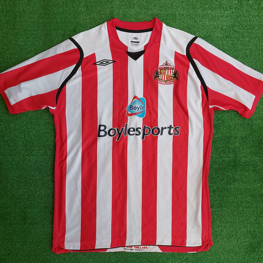 Sunderland 2008/09 Home Shirt (Excellent) - Size XL