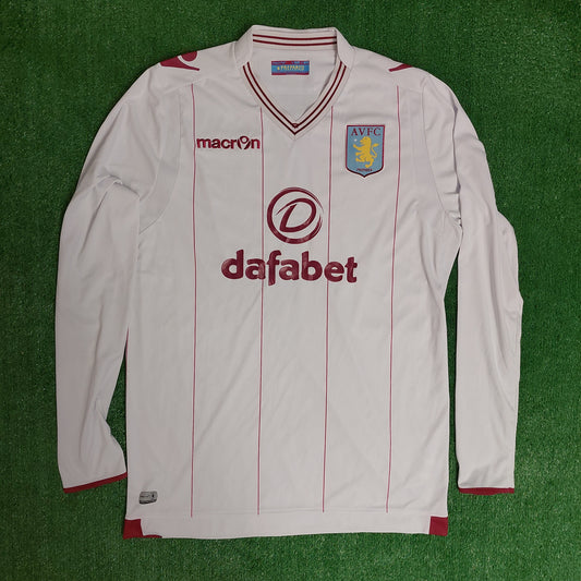 Aston Villa 2014/15 L/S Away Shirt (Excellent) - Size XL