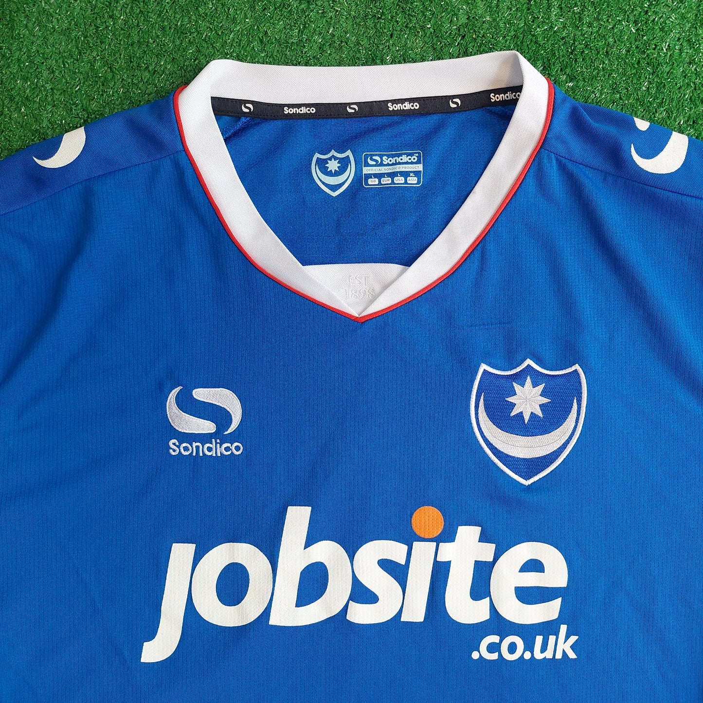 Portsmouth 2016/17 Home Shirt (Excellent) - Size L