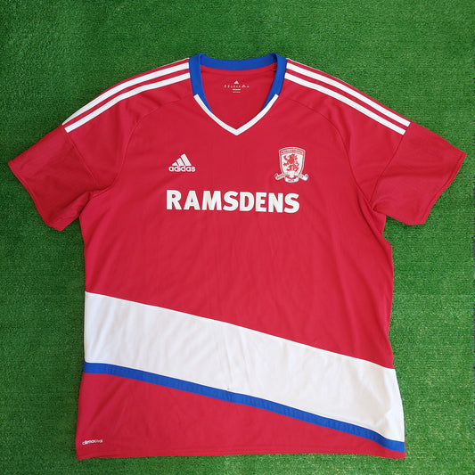 Middlesbrough 2016/17 Home Shirt (Very Good) - Size XXL