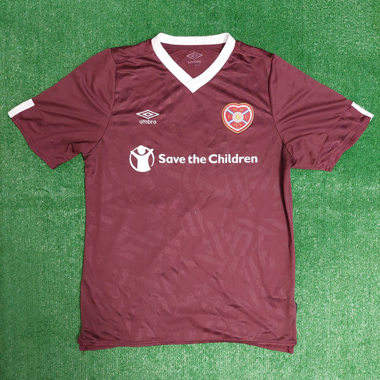 Hearts of Midlothian 2019/20 Home Shirt (Excellent) - Size L