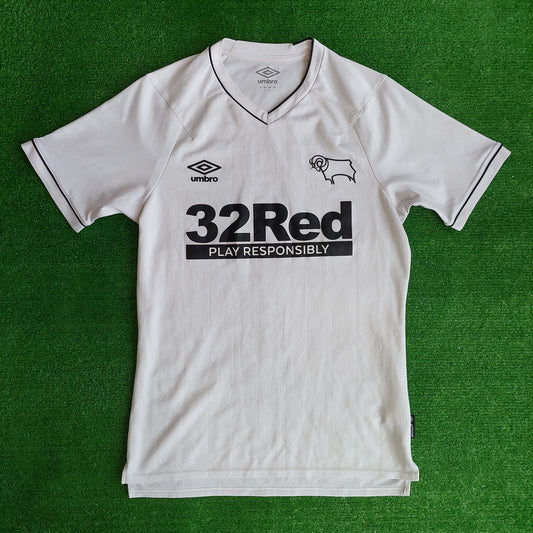 Derby County 2020/21 Home Shirt (Very Good) - Size S