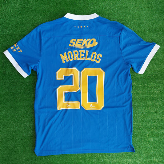 Rangers F.C. 2021/22 "Morelos #20" *150 Years Anniversary* Home Shirt (Excellent) - Size L