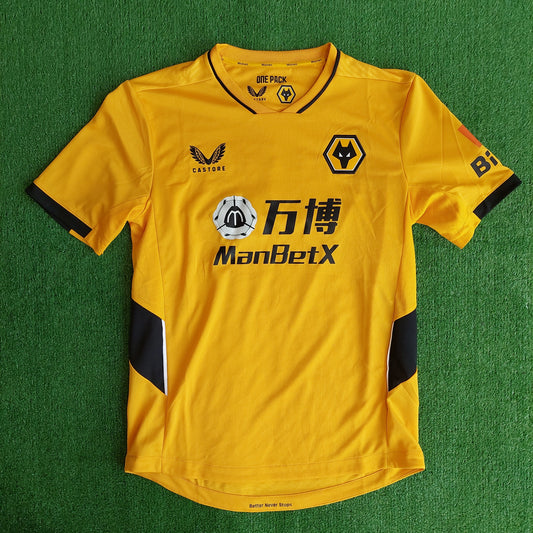 Wolverhampton Wanderers 2021/22 Home Shirt (Excellent) - Size M