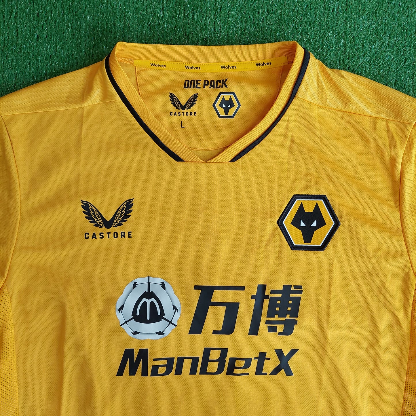 Wolverhampton Wanderers 2021/22 Home Shirt (Excellent) - Size L