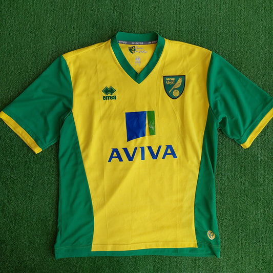 Norwich City 2013/14 Home Shirt (Very Good) - Size XL