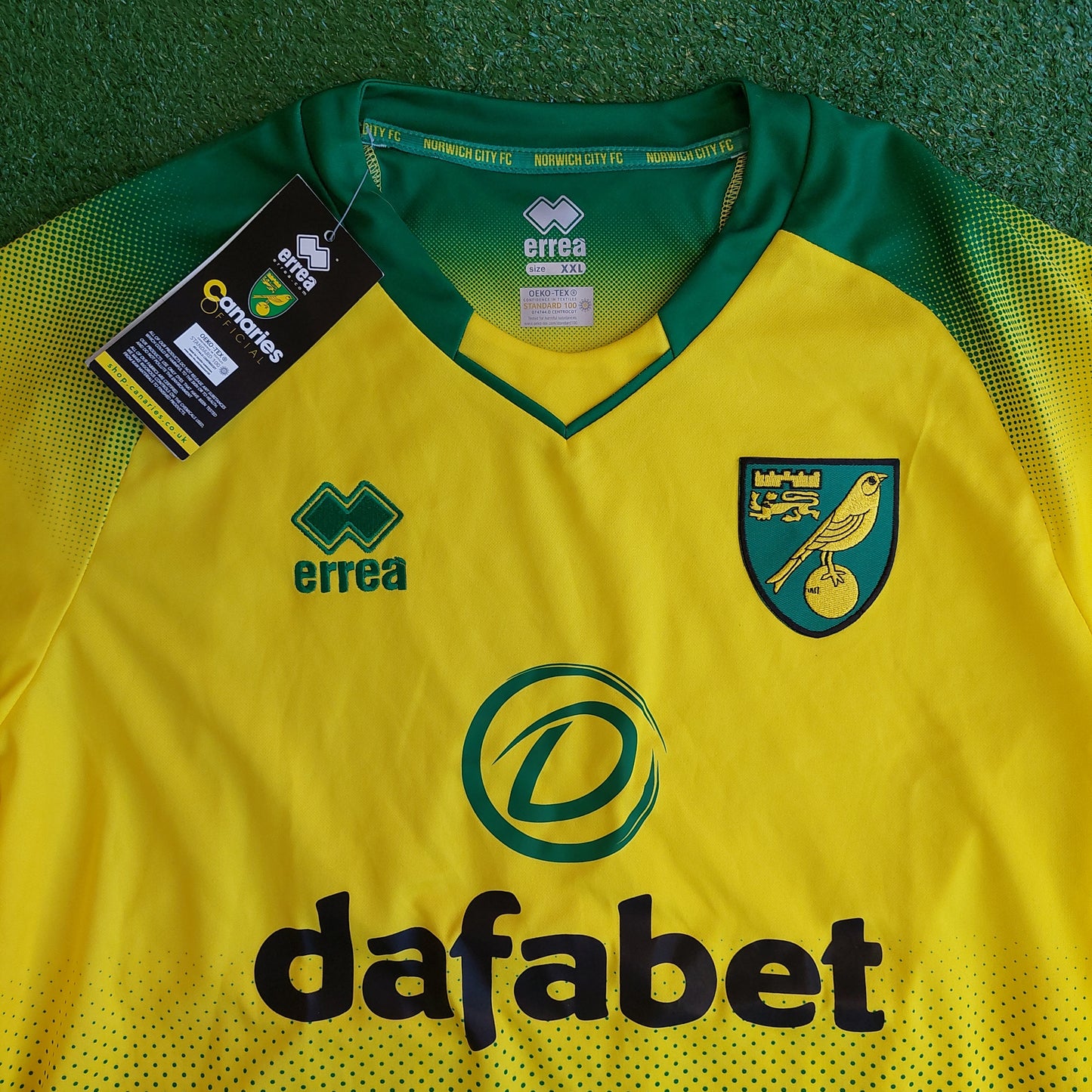 Norwich City 2019/20 Home Shirt (BNWT) - Size XXL