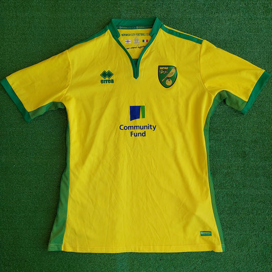 Norwich City 2016/17 Home Shirt (Very Good) - Size XXL