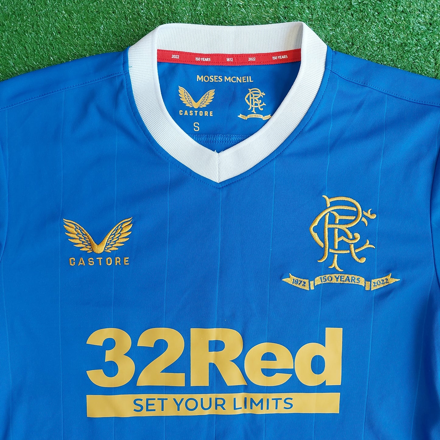 Rangers F.C. 2021/22 *150 Years Anniversary* Home Shirt (Excellent) - Size S