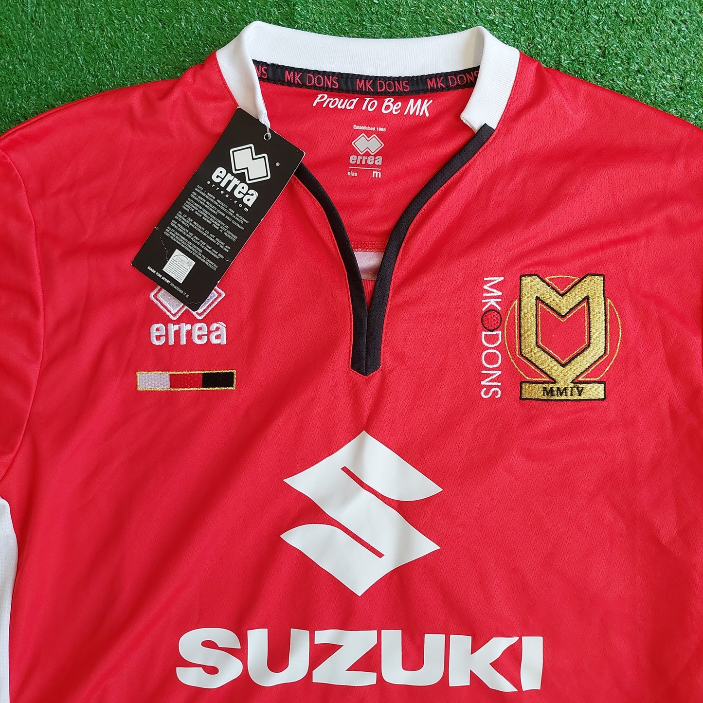 MK Dons 2015/16 L/S Away Shirt (BNWT) - Size L