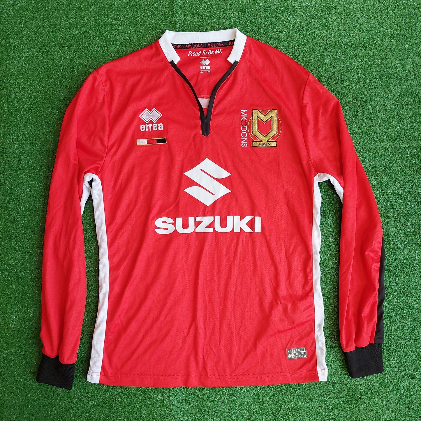 MK Dons 2015/16 L/S Away Shirt (Excellent) - Size M