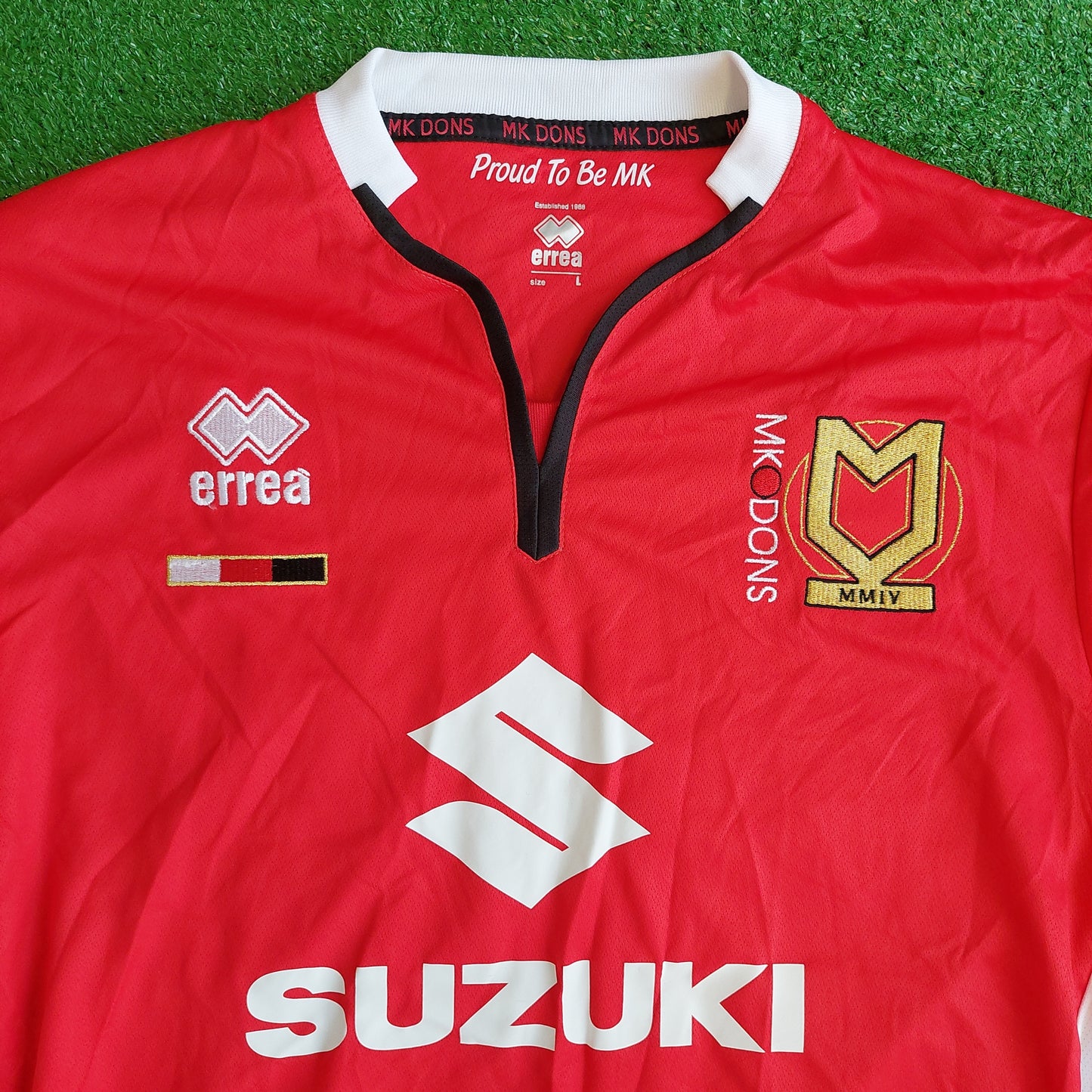 MK Dons 2015/16 L/S Away Shirt (Excellent) - Size L