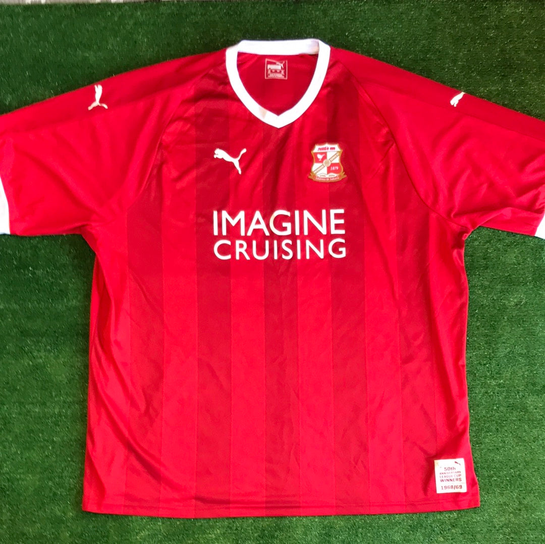 Swindon Town 2018/19 Home Shirt (Very Good) - Size 4XL