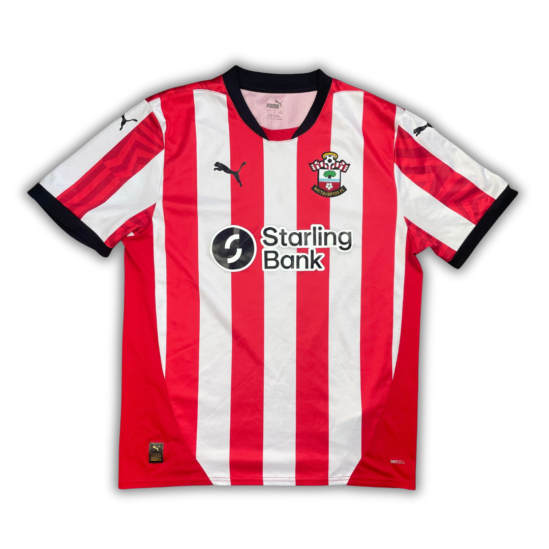 Southampton FC 2024/25 Home Shirt (Excellent) - Size L
