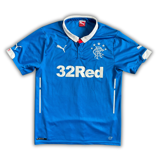 Rangers F.C. 2014/15 Home Shirt (Very Good) - Size M
