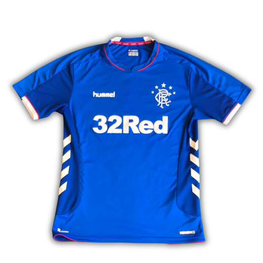 Rangers F.C. 2018/19 Home Shirt (Very Good) - Size L