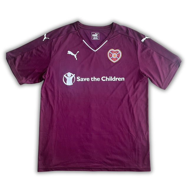 Hearts of Midlothian 2016/17 Home Shirt (Excellent) - Size L