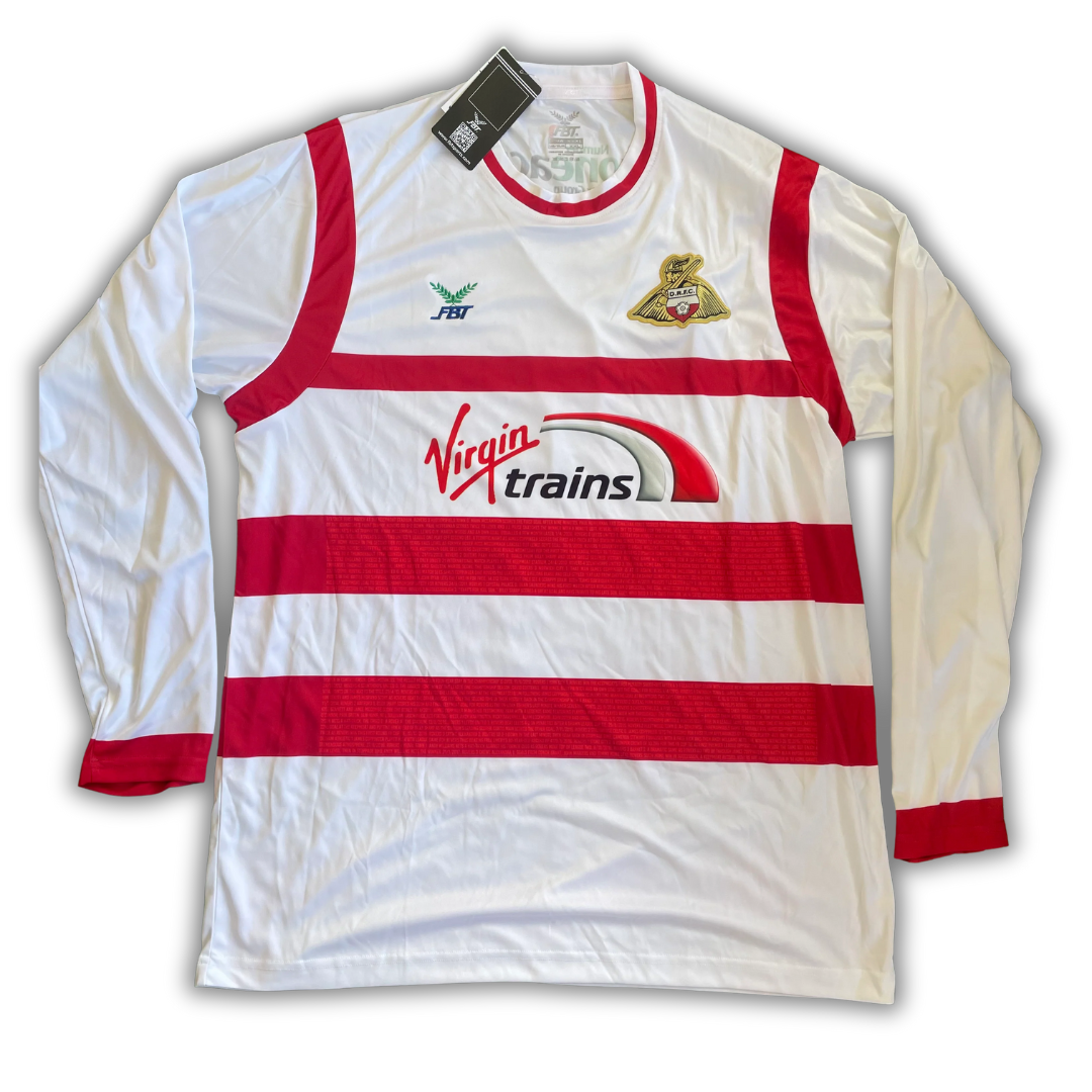 Doncaster Rovers 2017/18 L/S Home Shirt (BNWT) - Size XXL