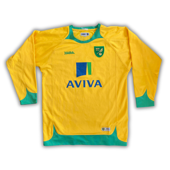 Norwich City 2008/09 L/S Home Shirt (Very Good) - Size S