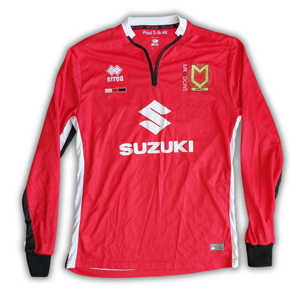 MK Dons 2015/16 L/S Away Shirt (Excellent) - Size L