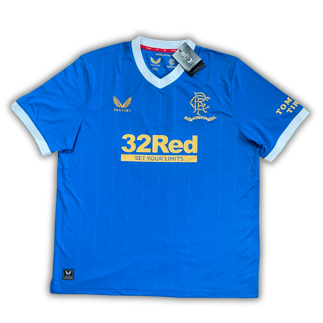Rangers F.C. 2021/22 *150 Years Anniversary* Home Shirt (BNWT) - Size 3XL
