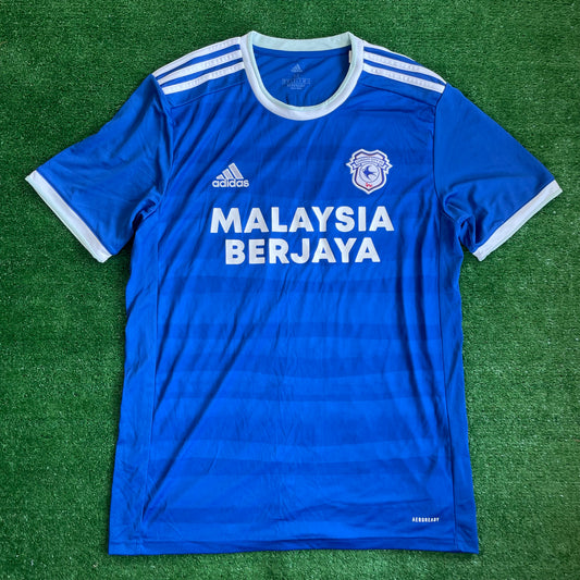 Cardiff City 2020/21 Home Shirt (Excellent) - Size M