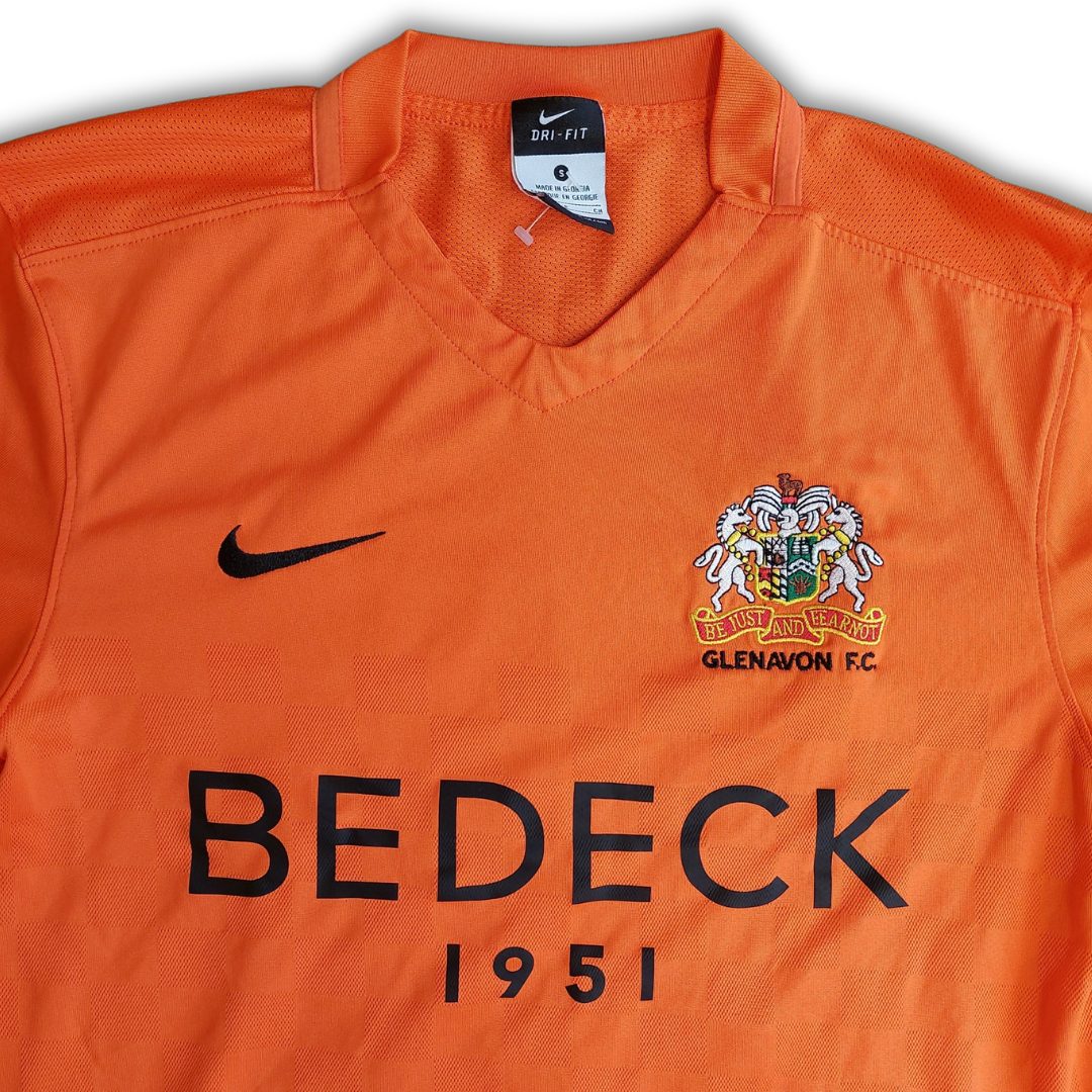 Glenavon F.C. 2015/17 *O'Brien #19* Away Shirt (Very Good) - Size S