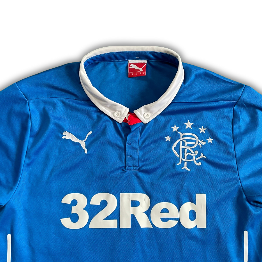 Rangers F.C. 2014/15 Home Shirt (Very Good) - Size M