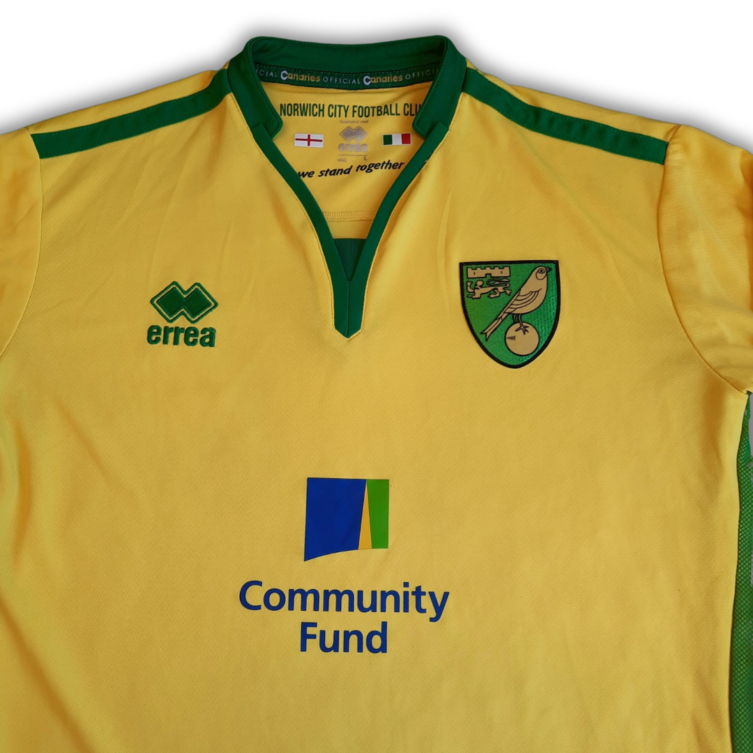 Norwich City 2016/17 L/S Home Shirt (Very Good) - Size L