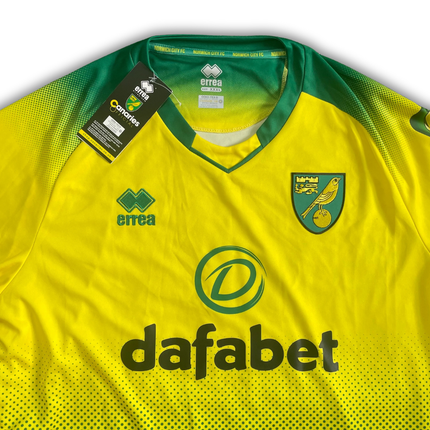 Norwich City 2019/20 L/S Home Shirt (BNWT) - Size 3XL