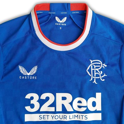 Rangers F.C. 2022/23 Home Shirt (Excellent) - Size S